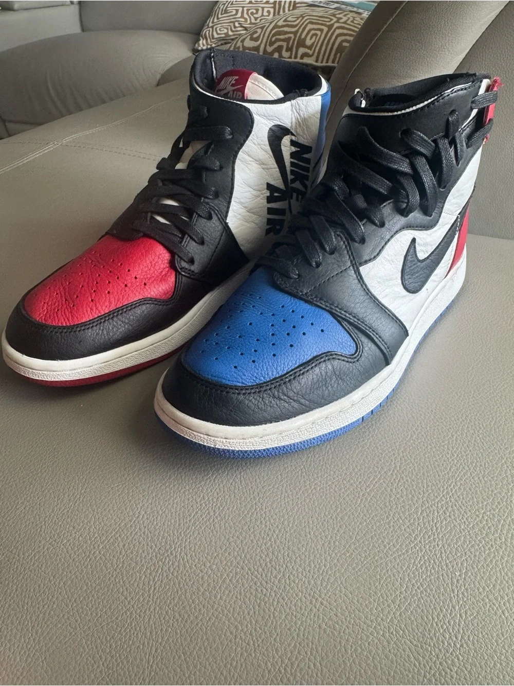 Nike Air Jordan 1 Rebel XX “Top 3” Women’s Size 8.5 – Black Red Blue White